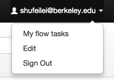 The link to "My flow tasks" page.